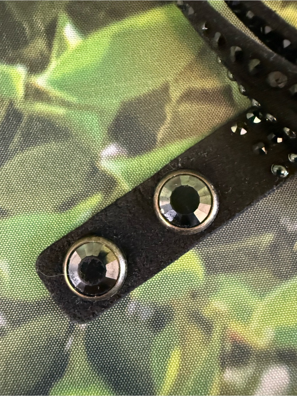 Swarovski Crystal Black Studded Wrap Bracelet - Picture 10 of 10